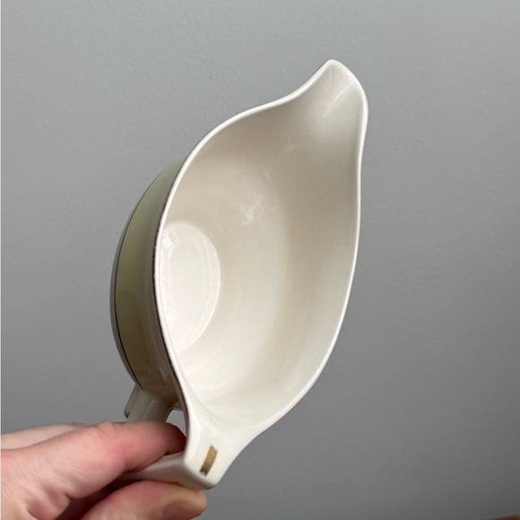 Vintage Gravy Boat Yellow Gold Porcelain England Made Johnson Bros MCM - Picture 8 of 15